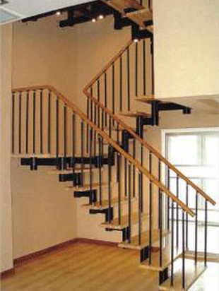 Stainless steel wood staircase B